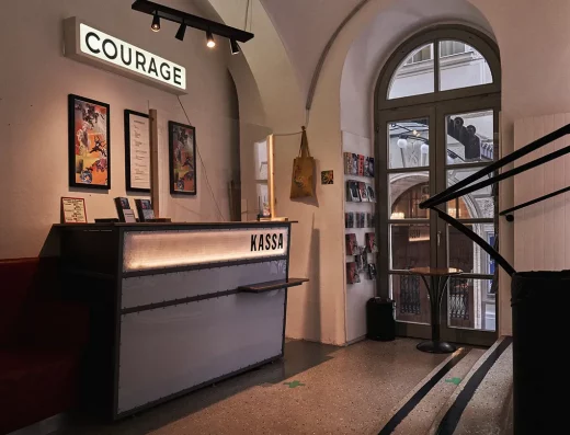 Theater Drachengasse Wien, Eingangsbereich, Kasse