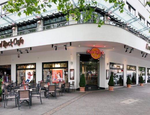 Hard Rock Cafe Berlin, Eingangsbereich, Außenansicht